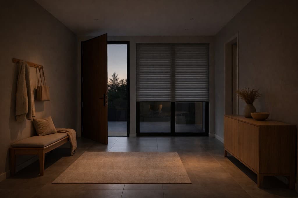 Sais de casa, a casa desliga-se.