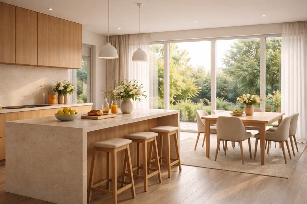 Acordar com a luz do dia.